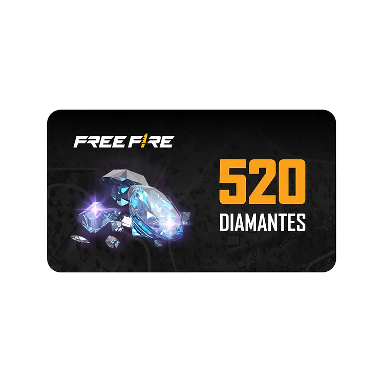 Pin Virtual Freefire 520 Diamantes