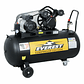 COMPRESOR 3hp 200 litros 220v en ''V'' CEV3200 (negro) - EVEREST - Miniatura 1