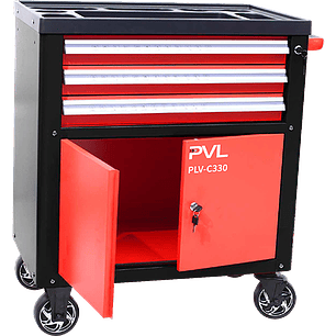CARRO DE HERRAMIENTAS C330- PVL (ROJO/NEGRO)