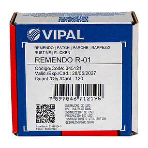 PARCHE R 01 40 MM (120 UNID) - VIPAL