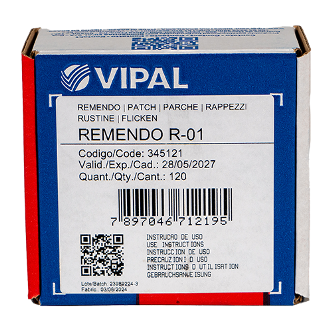 PARCHE R 01 40 MM (120 UNID) - VIPAL 1