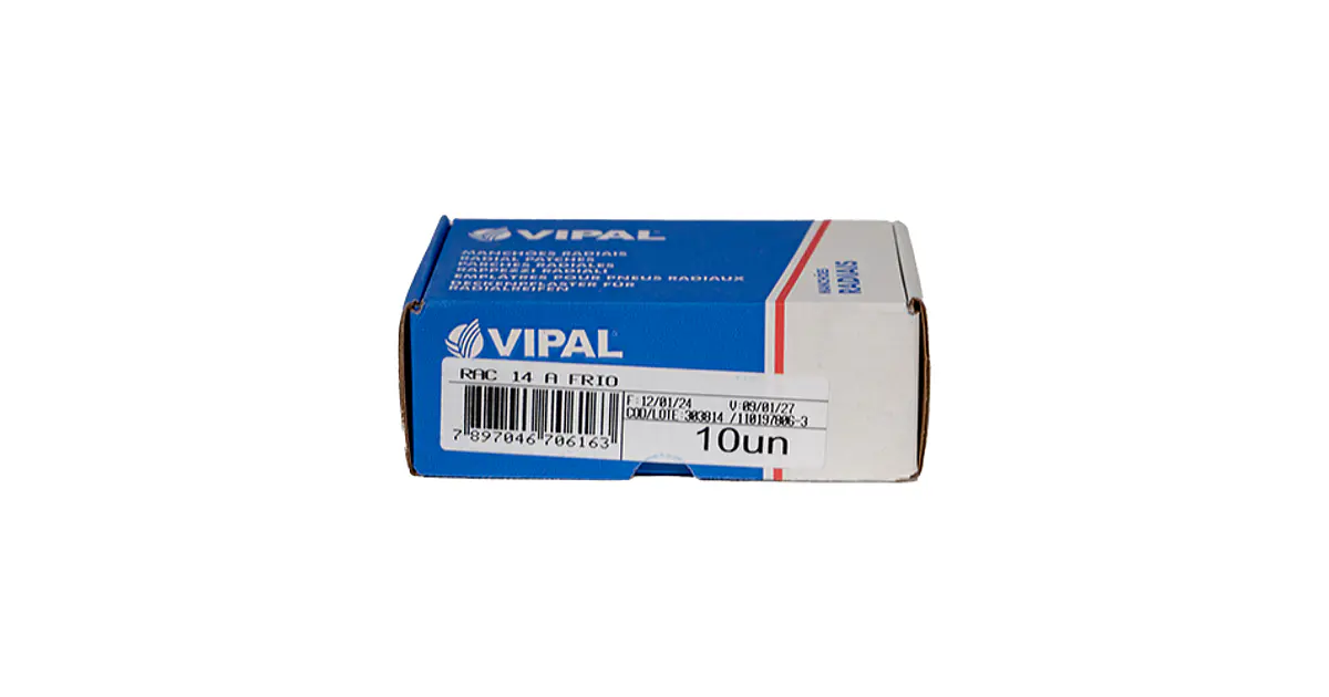 PARCHE RAC 14 RADIAL 130 X 85MM 1 TL (10 UNID) - VIPAL