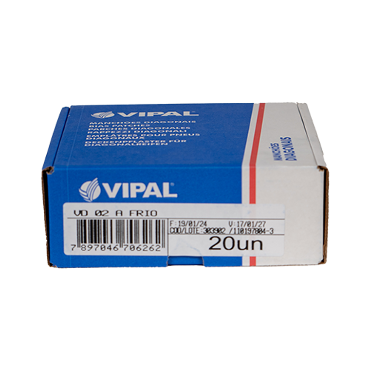 PARCHE VD 02 NEUMATICO 85MM (20 UNID) - VIPAL	 1