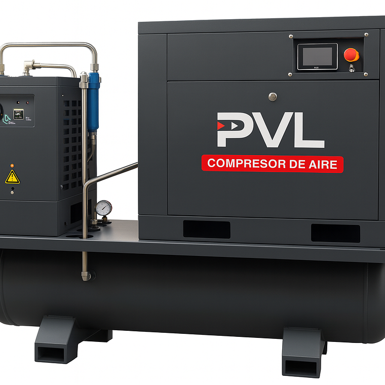 COMPRESOR TORNILLO 10 HP 300 LT 380V/50HZ - PVL 1