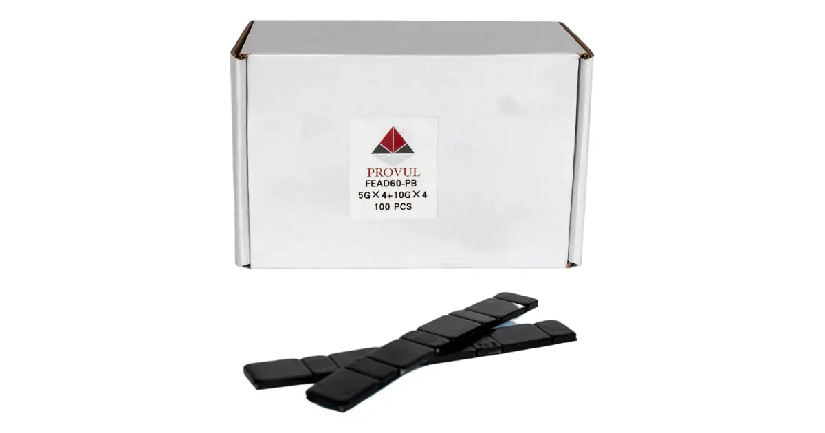 Contrapeso Adhesivo 5/10 g Negro (Pack 100) – Equilibrio y P