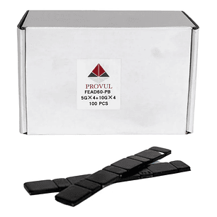 CONTRAPESO ADHESIVO 5/10 GR NEGRO (100)