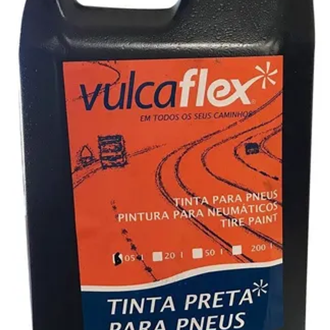 PINTURA / TINTA PARA NEUMATICOS 5 LT - VULCAFLEX	 2