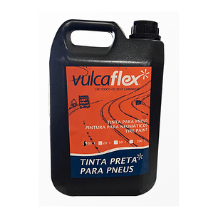 PINTURA / TINTA PARA NEUMATICOS 5 LT - VULCAFLEX	