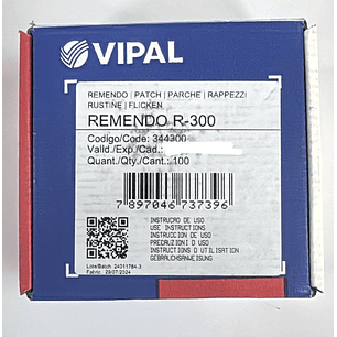 PARCHE R 300 (100 UNIDADES) - VIPAL	