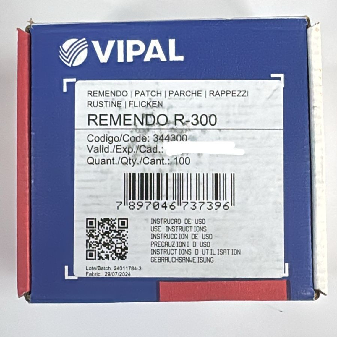 PARCHE R 300 (100 UNIDADES) - VIPAL	 1