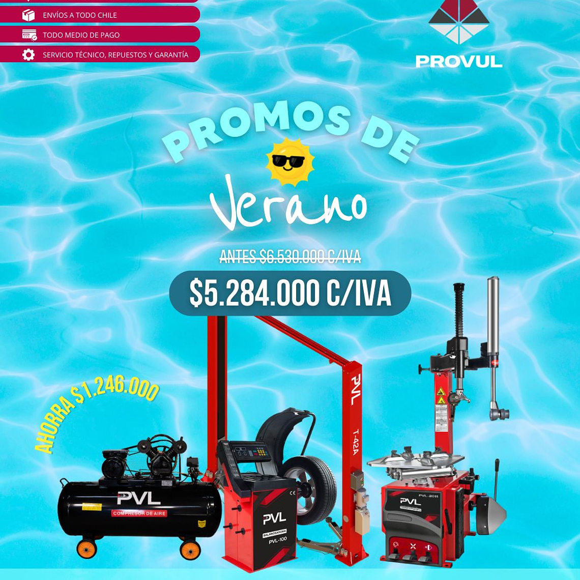 🔥 PROMOCIÓN ESPECIAL EQUIPAMIENTO COMPLETO PARA TALLER AUTOMOTRIZ – PVL 1