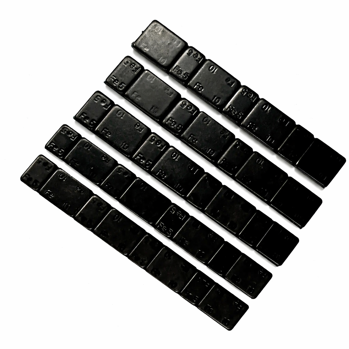 CONTRAPESO ADHESIVO 5/10 GR NEGRO (100) 5