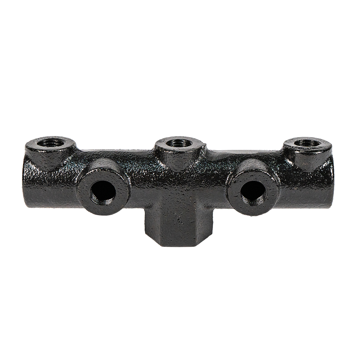 MANIFOLD METÁLICO NEGRO 6HP–8HP PVL COMPRESOR 1