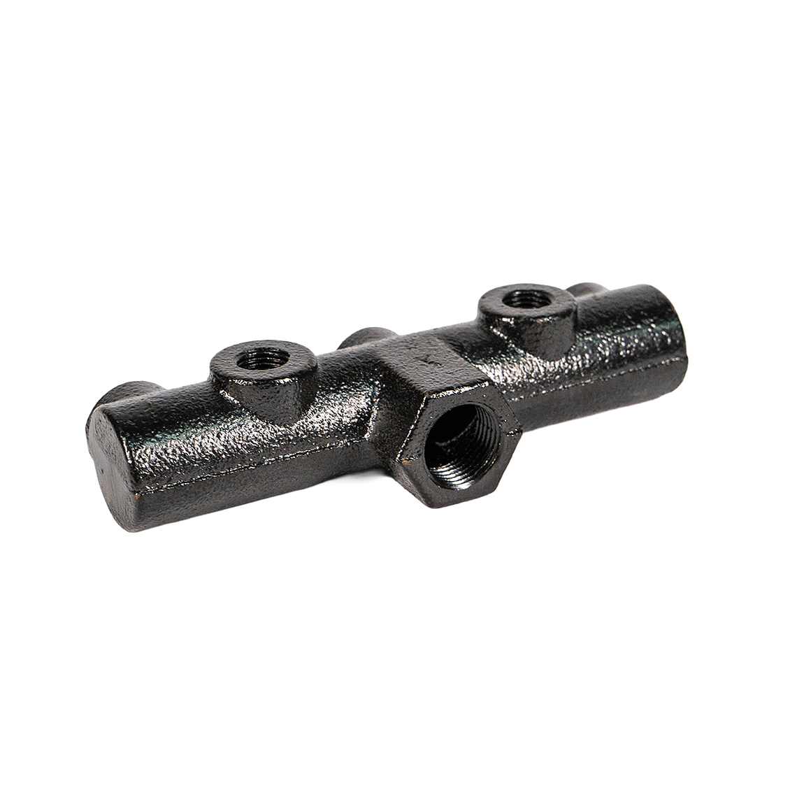 MANIFOLD METÁLICO NEGRO 6HP–8HP PVL COMPRESOR 2