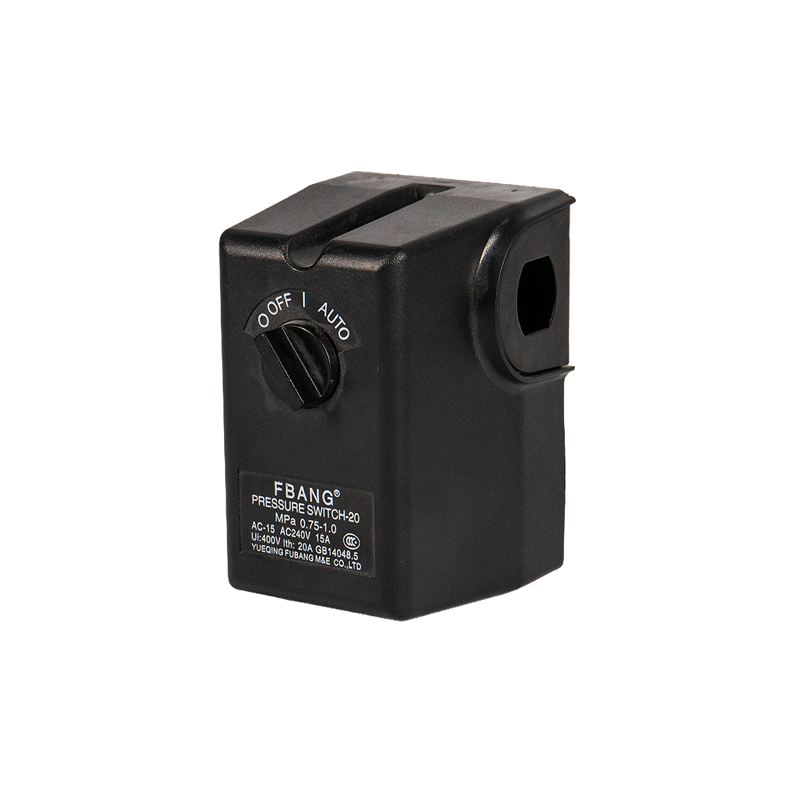 PRESOSTATO 1/4” 108–140 PSI 1 VÍA CON SWITCH – PVL 2