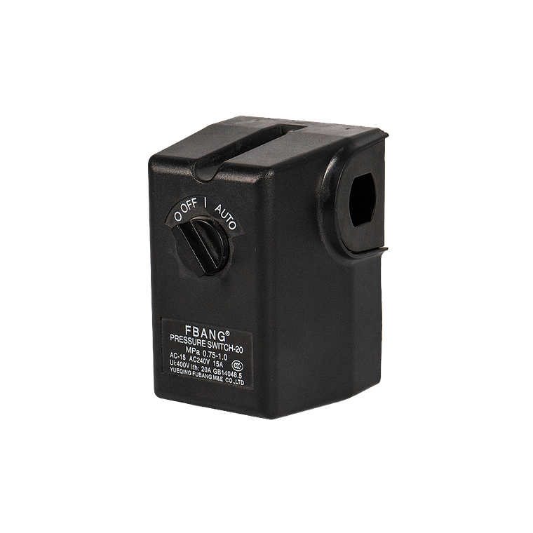 PRESOSTATO 1/4” 108–140 PSI 1 VÍA CON SWITCH – PVL 2