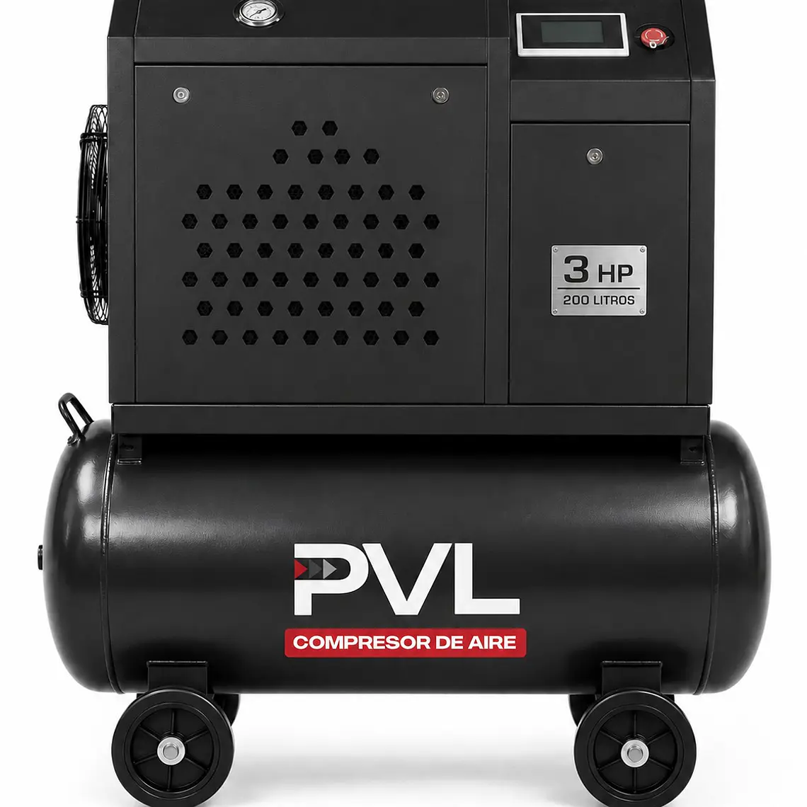 COMPRESOR TORNILLO 3 HP 200 LITROS – PVL 1