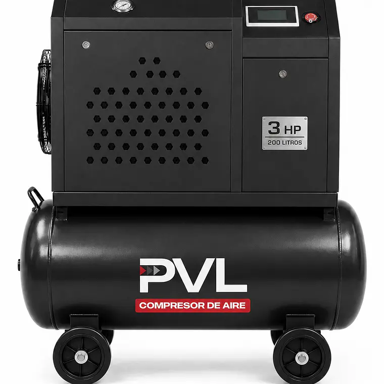 COMPRESOR TORNILLO 3 HP 200 LITROS – PVL 1