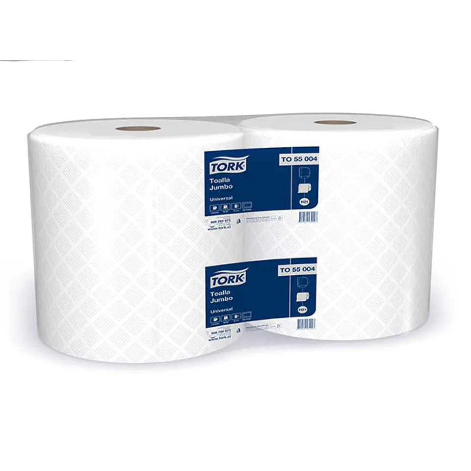 Toalla de papel Universal 250 m hoja simple (2 unidades) 1