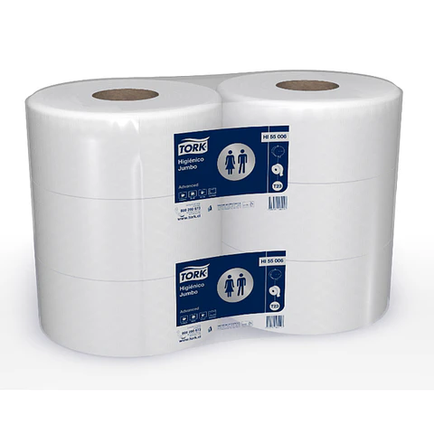Papel higiénico 600 m hoja simple (6 rollos)