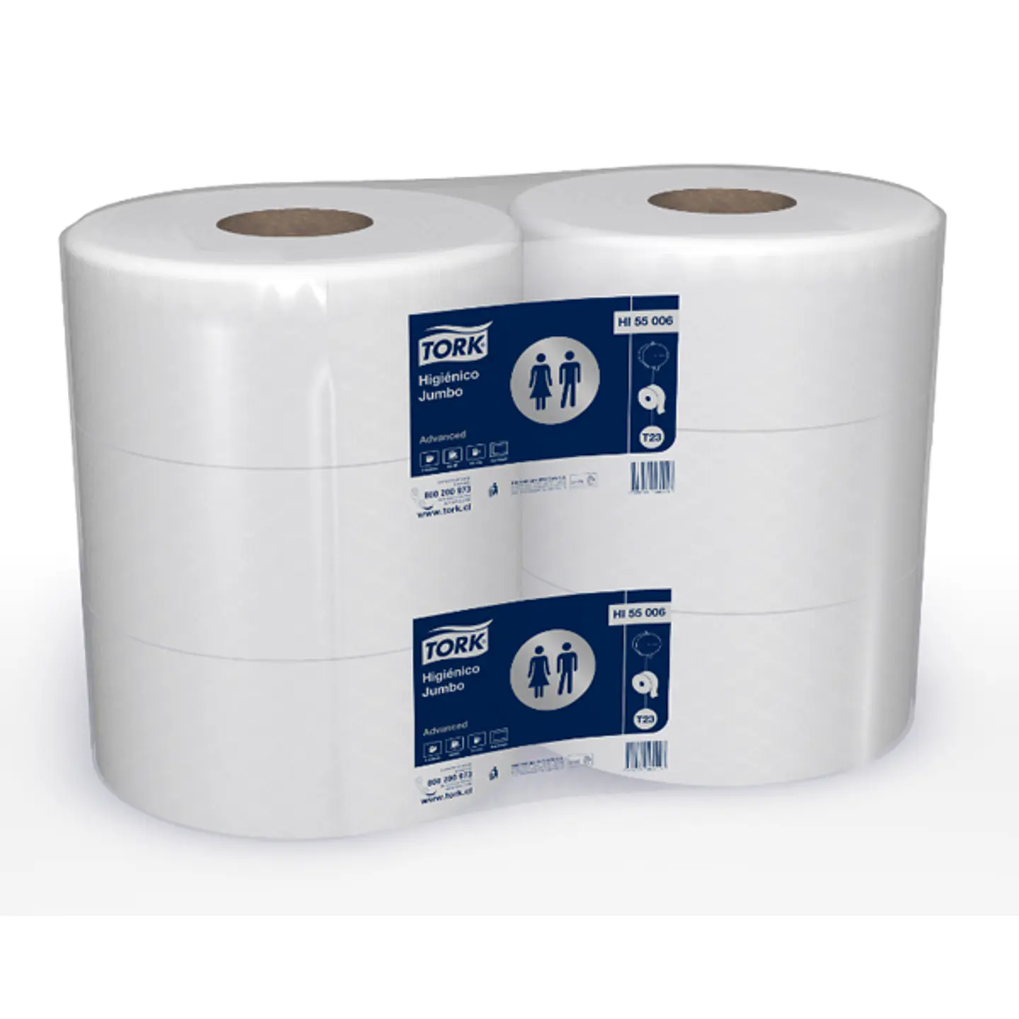 Papel higiénico 600 m hoja simple (6 rollos) 1