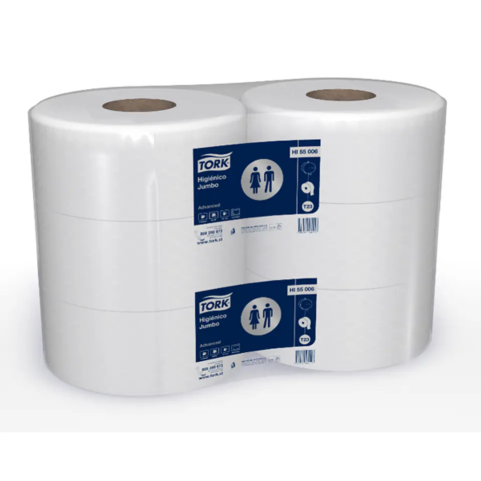 Papel higiénico 600 m hoja simple (6 rollos) 1