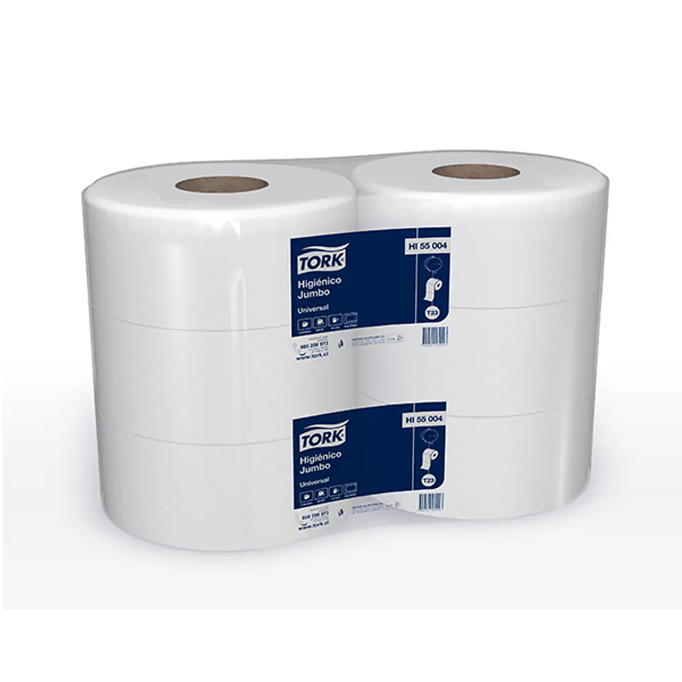 Papel higiénico 500 m hoja simple (6 rollos) 1