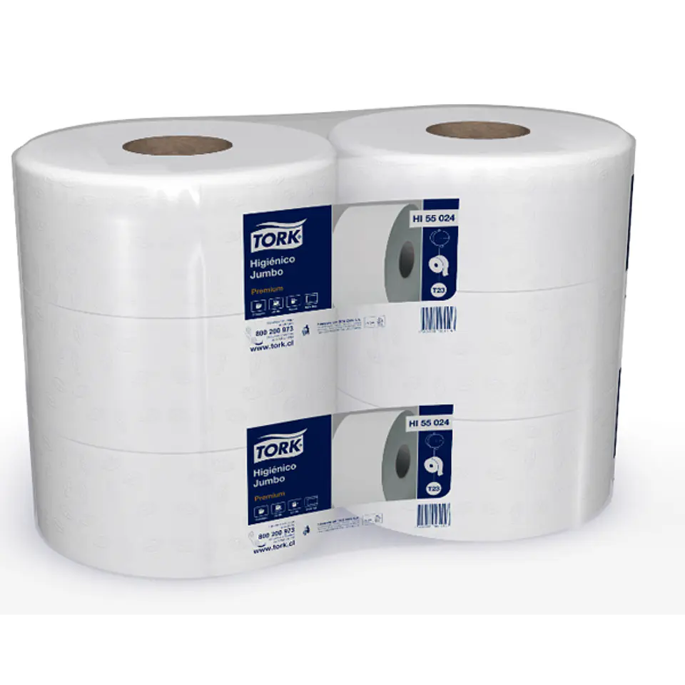 Papel higiénico 250 m doble hoja (6 rollos) 1