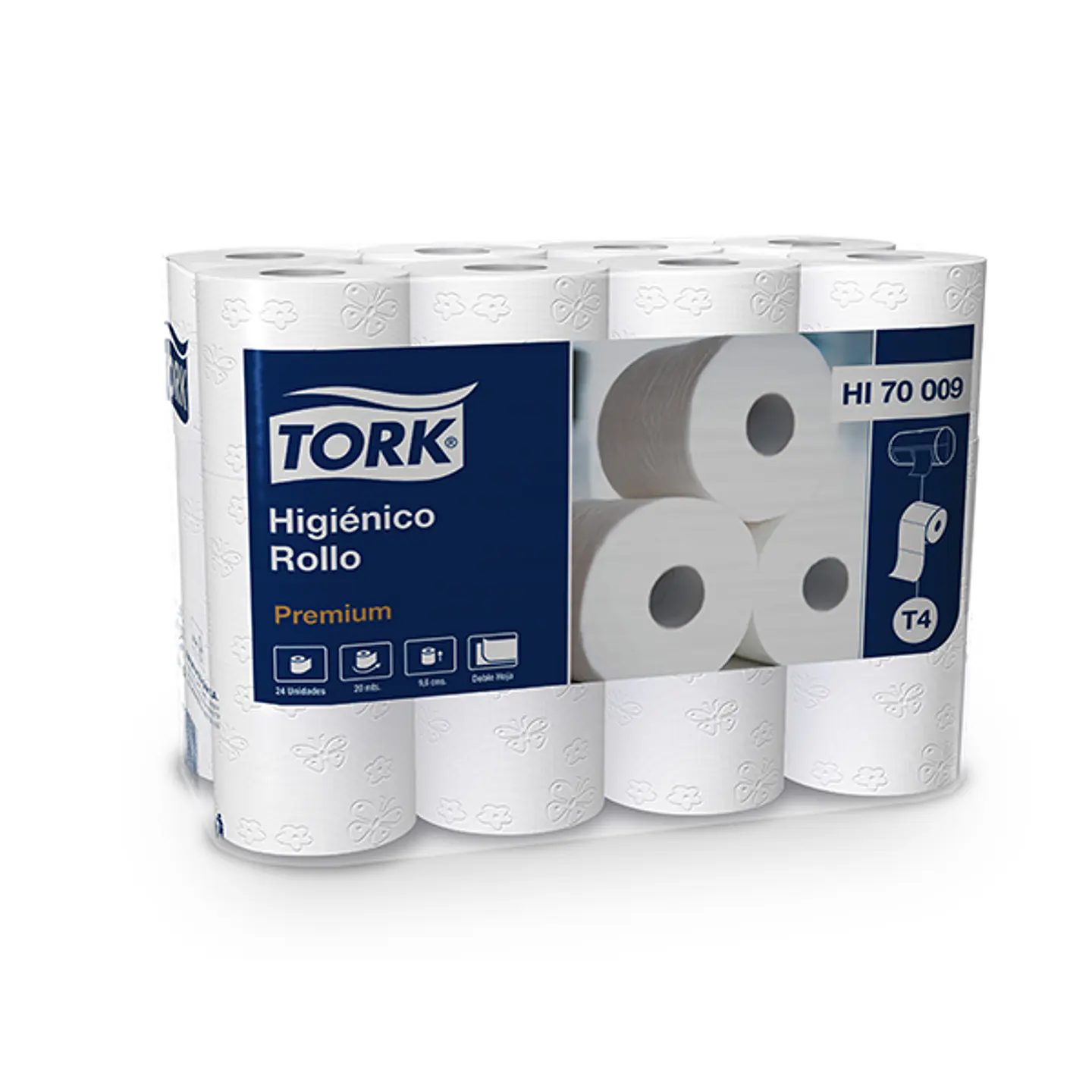 Papel higiénico 20 m doble hoja (24 rollos) 1
