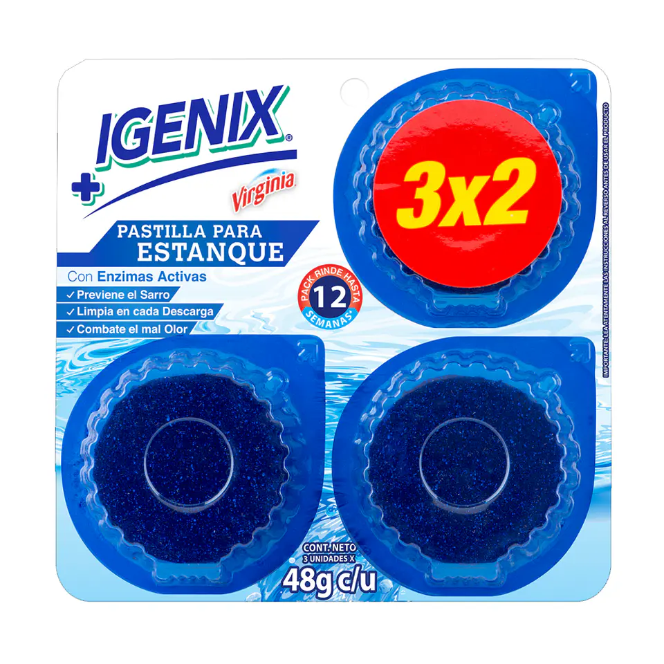 Pastillas para inodoro 3 unidades 1