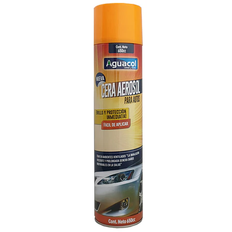 Cera spray para autos 650 ml