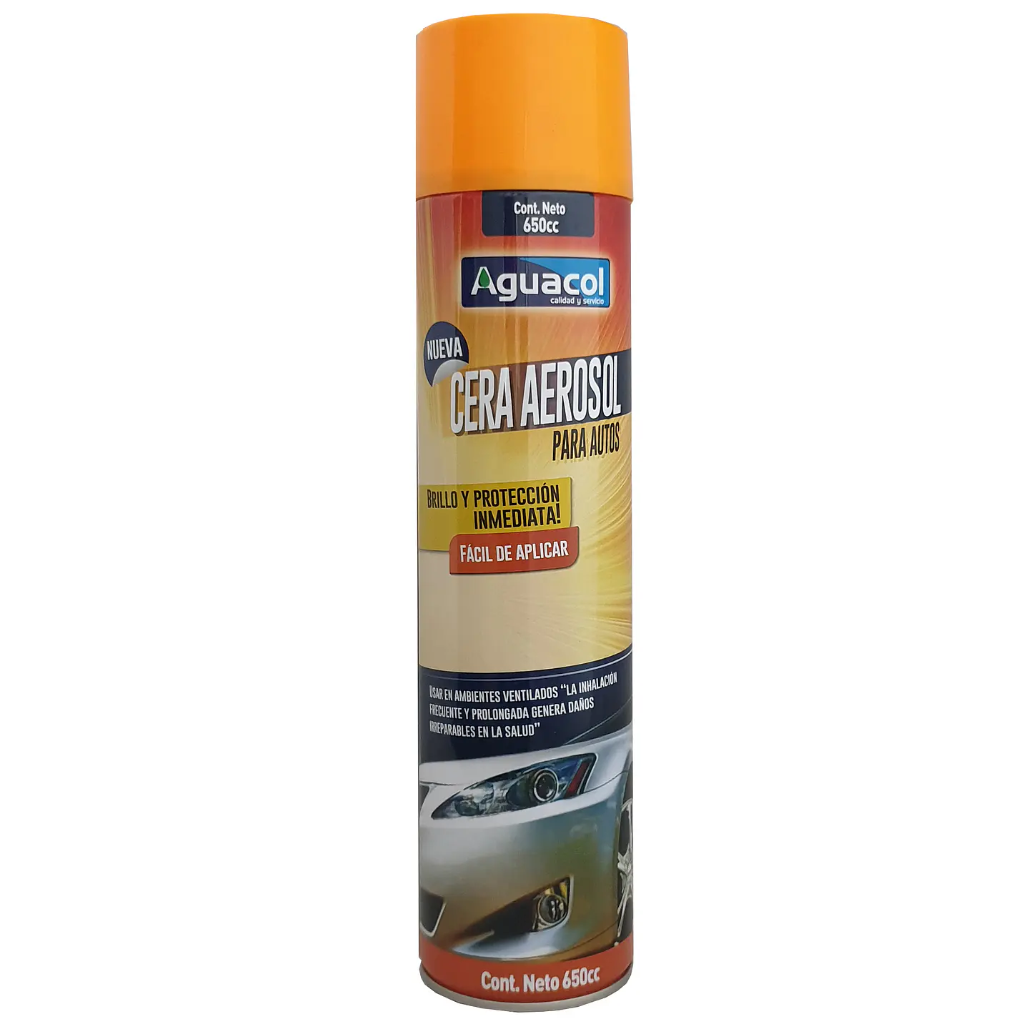 Cera spray para autos 650 ml 1