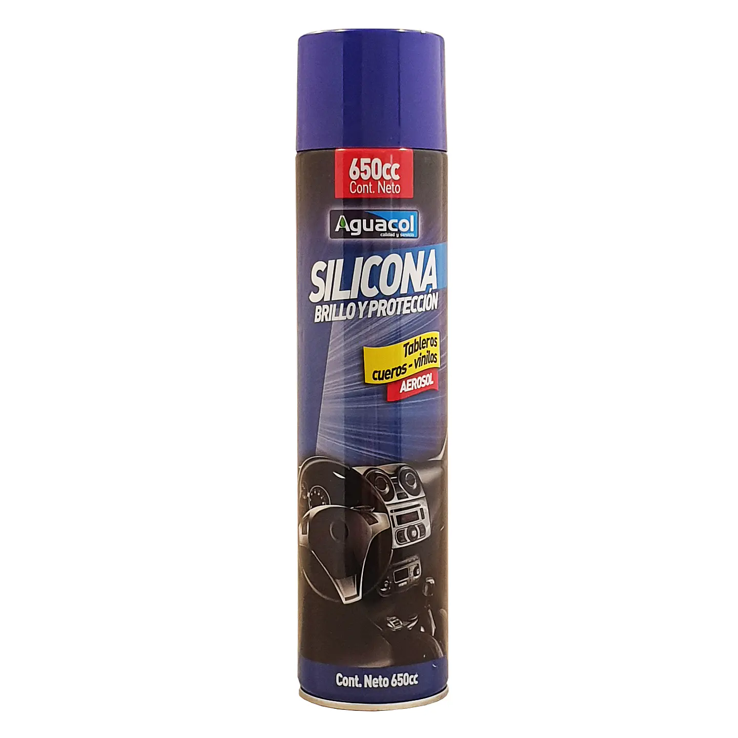 Silicona para autos spray 650cc 1