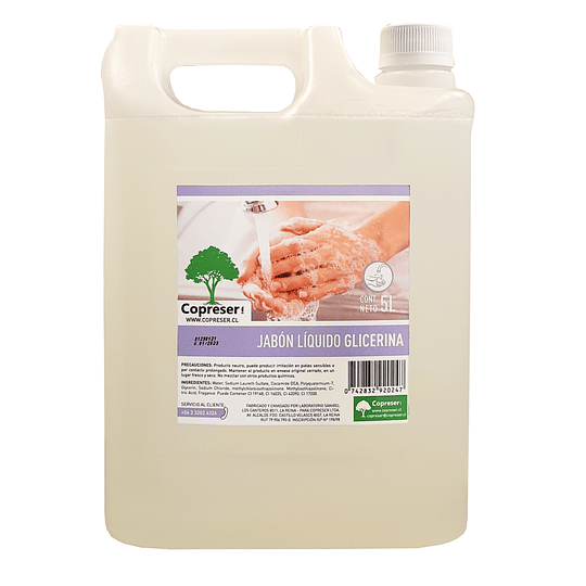 Jabón líquido Glicerina 5 L