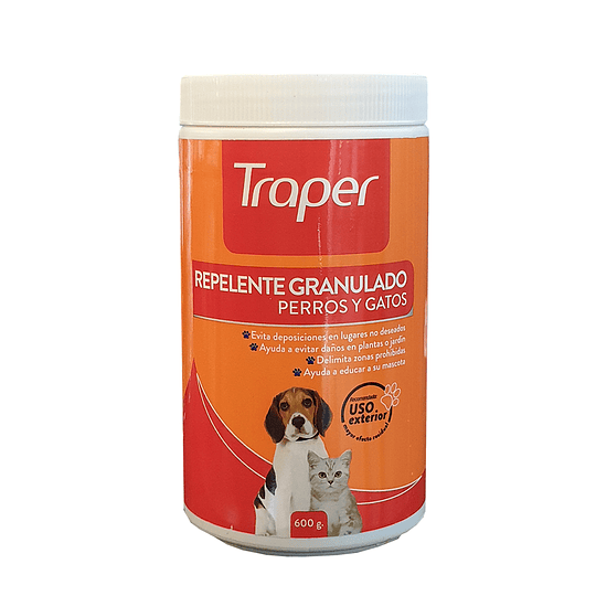 Repelente granulado para gatos y perros