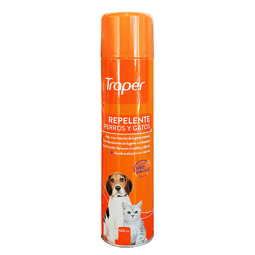 Repelente aerosol para gatos y perros