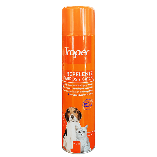 Repelente aerosol para gatos y perros