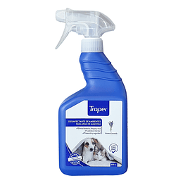 Desinfectante de ambientes mascotas con amonio cuaternario