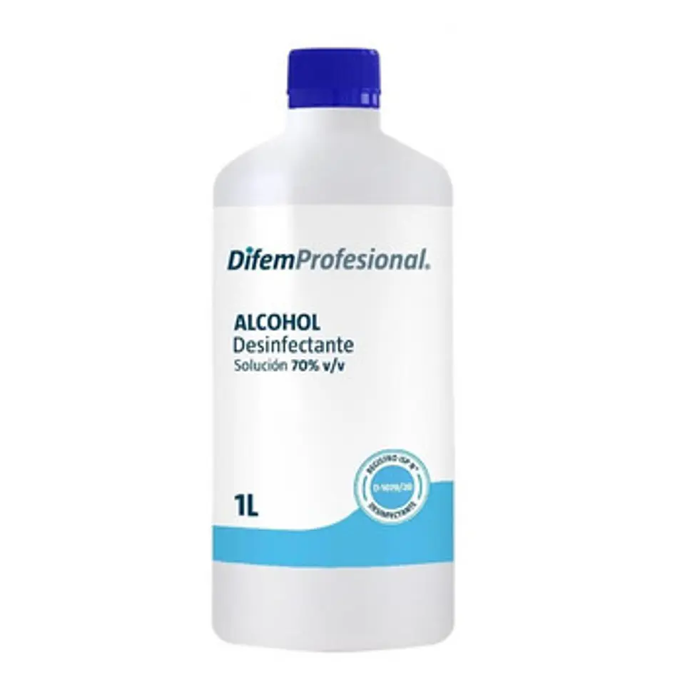 Alcohol desnaturalizado 70° (1 litro) 1