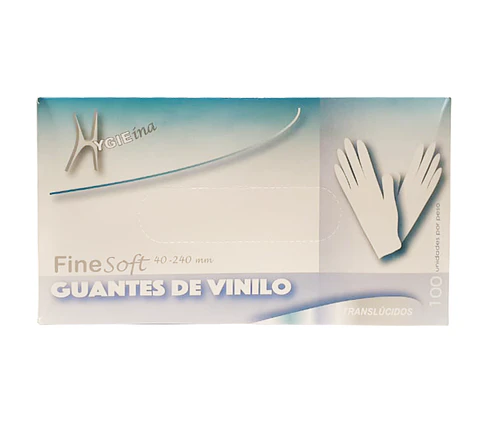 Guantes de examinación vinilo TALLA XL