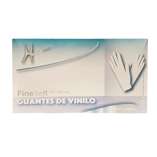 Guantes de examinación vinilo TALLA S