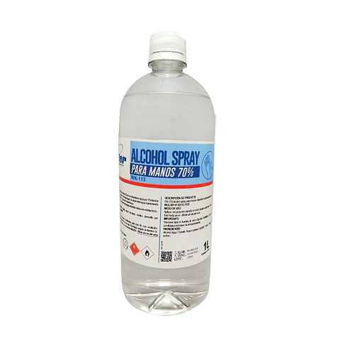 Alcohol desnaturalizado para manos 70% 1L