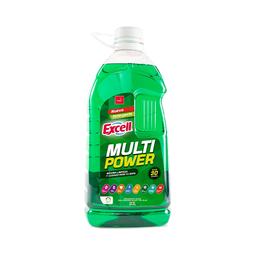 Detergente de ropa multipower 3L