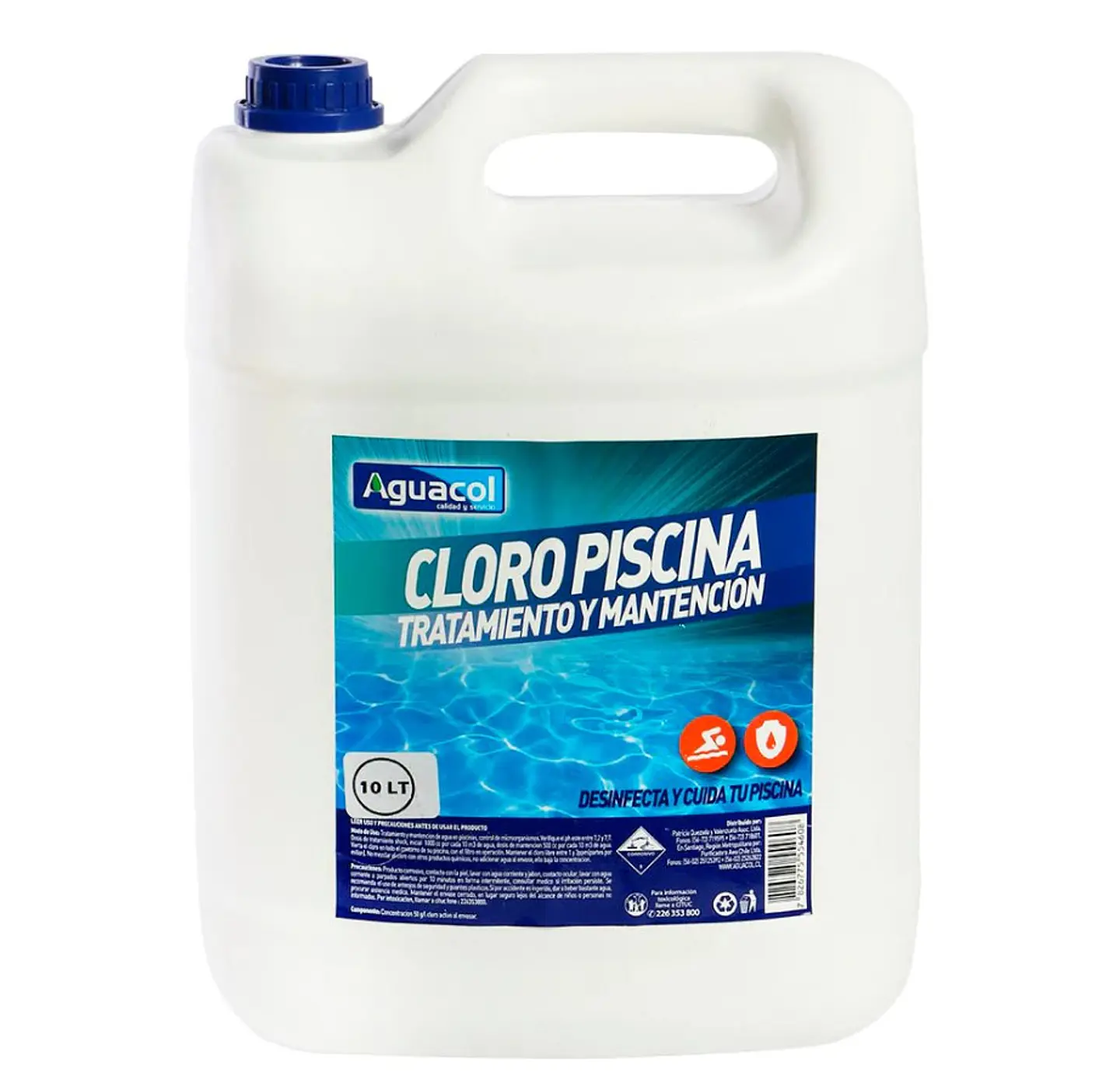 Cloro piscina 10 L 1