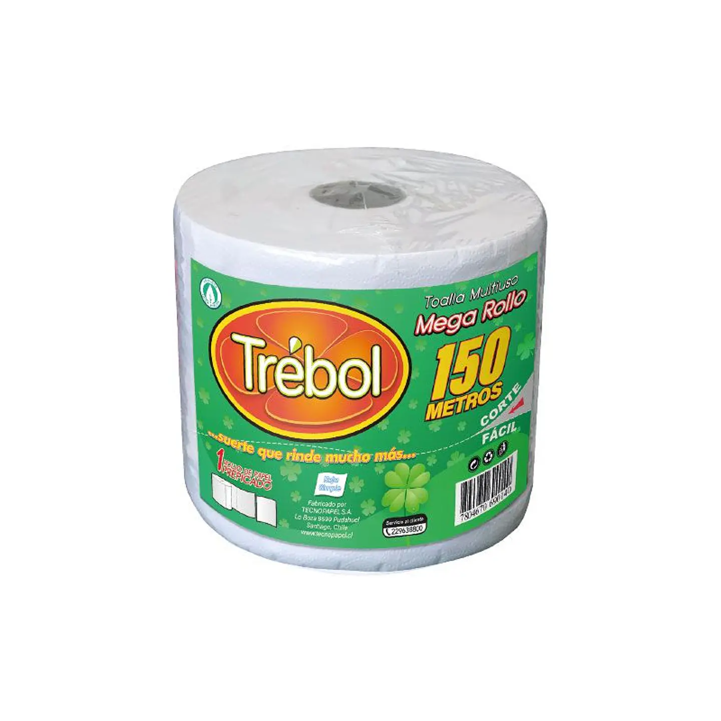 Toalla de papel 150 m hoja simple 1