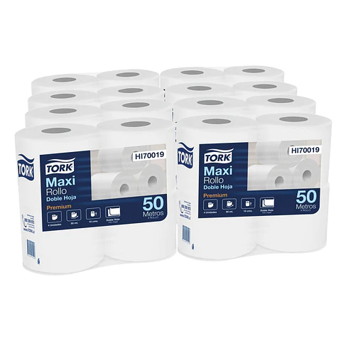 Bolsón papel higiénico 50 m doble hoja (32 rollos)