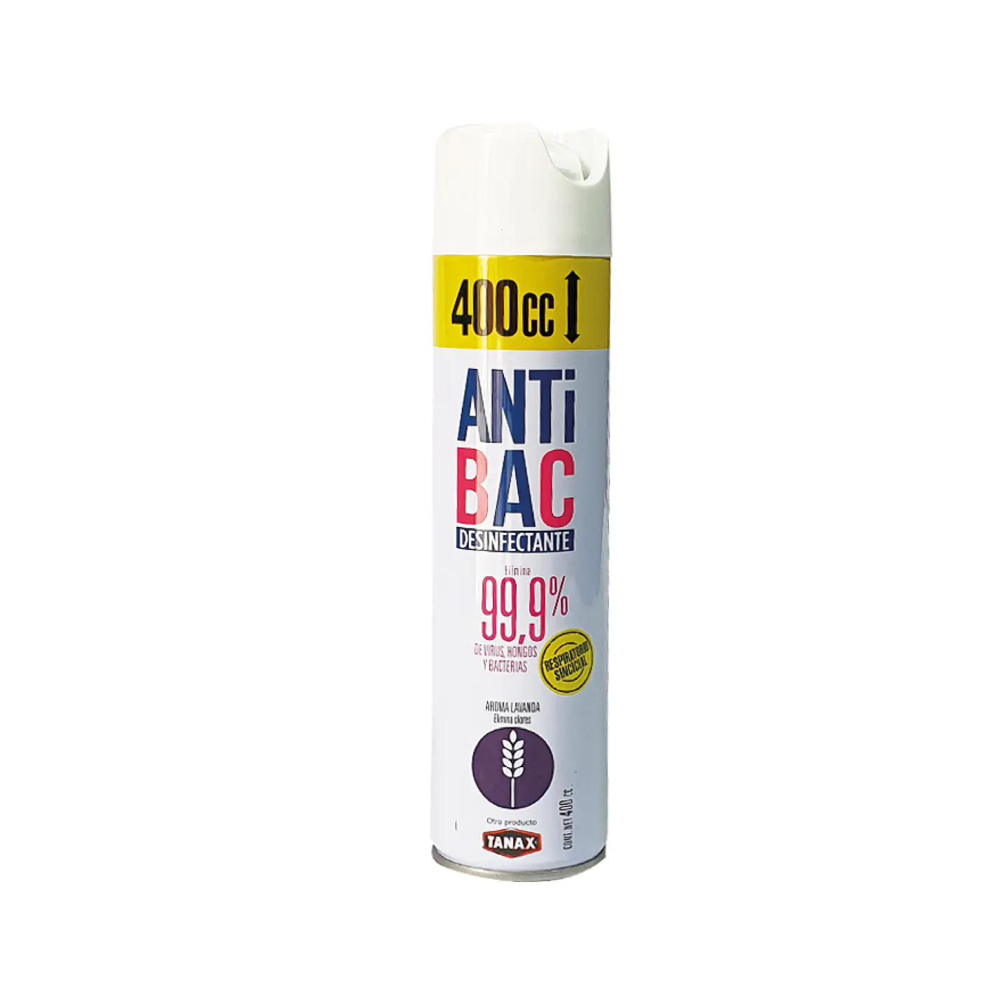 Desinfectante en aerosol Lavanda 400 cc 1