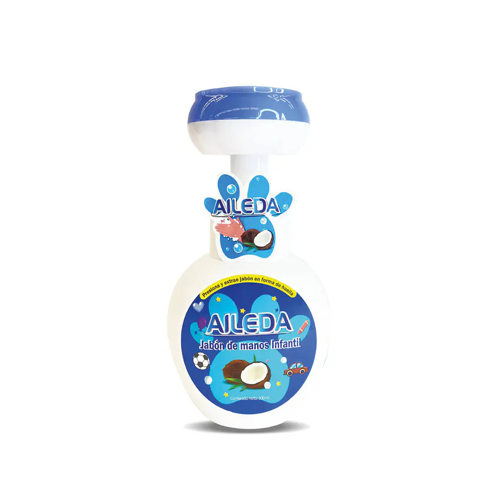 Jabón espuma con dispensador Coco 300 ml 1