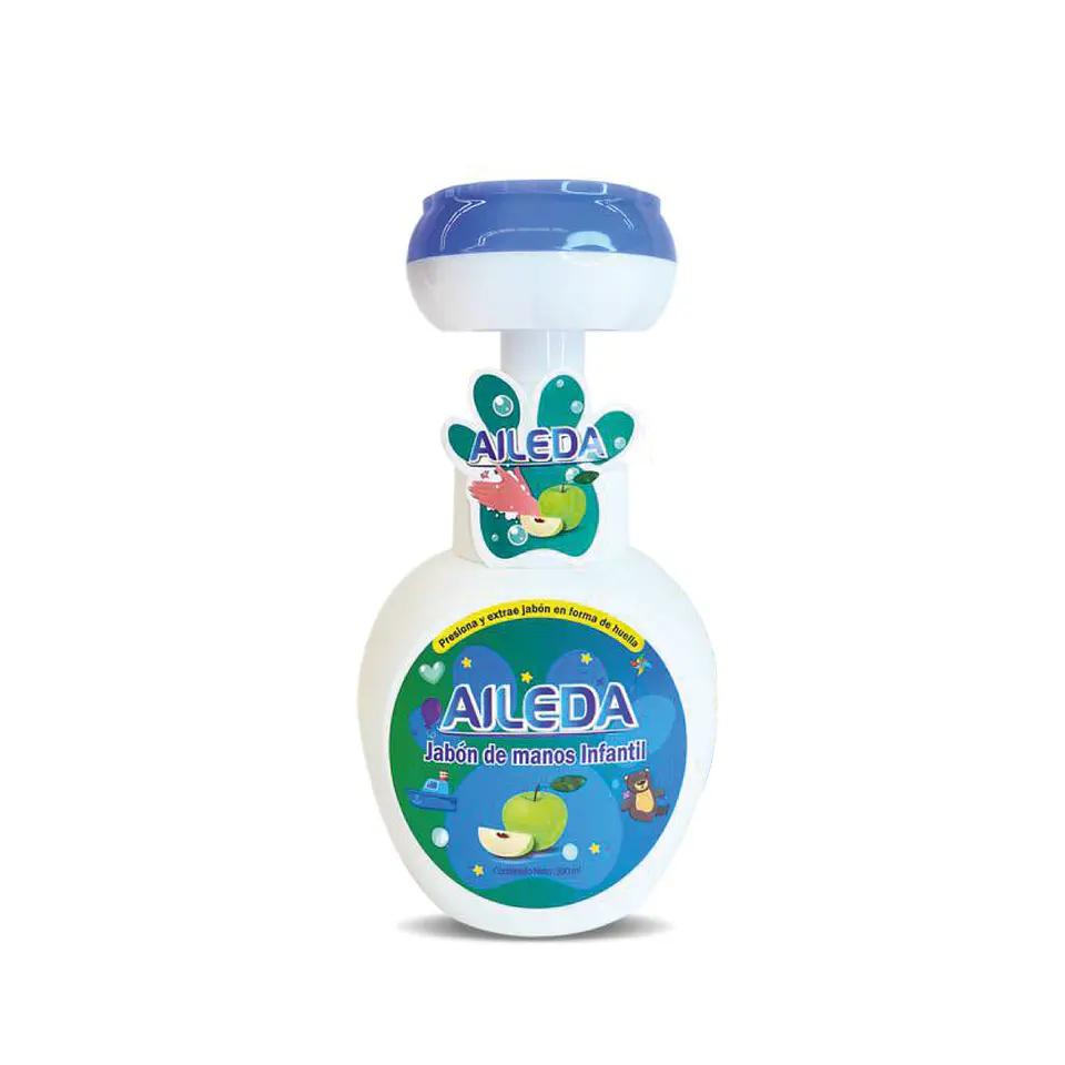 Jabón espuma con dispensador Manzana 300 ml 1