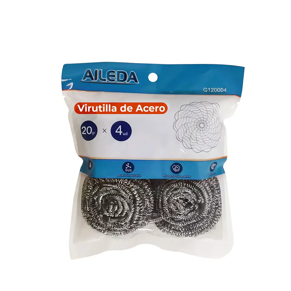 Virutilla de acero (4 unidades) 1